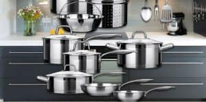 showing Duxtop cookware fitting in with a stylish kitchen setting