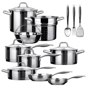manufacturer illustration of complete Duxtop cookware